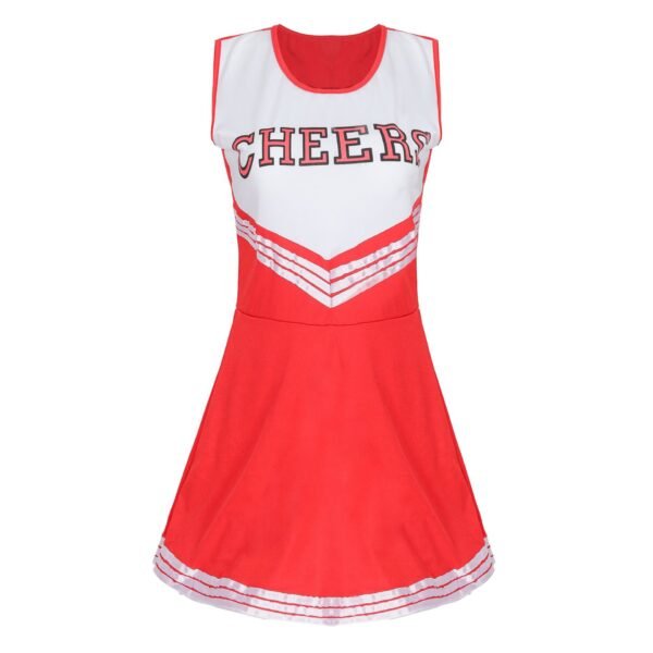 Large size  female red cheerleading costume cheerleading uniform stage performance clothing