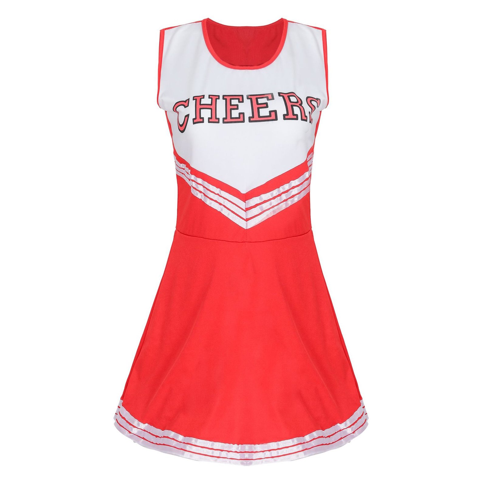 Large size female red cheerleading costume cheerleading uniform stage performance clothing